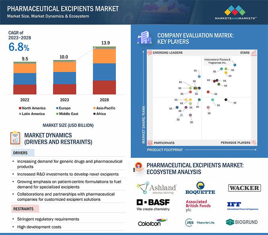 Pharmaceutical Excipients Market Size, Dynamics & Ecosystem