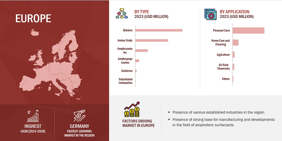 Amphoteric Surfactants Market by Region