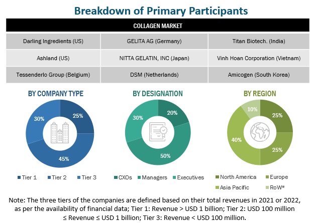 Collagen  Market Primary Participants