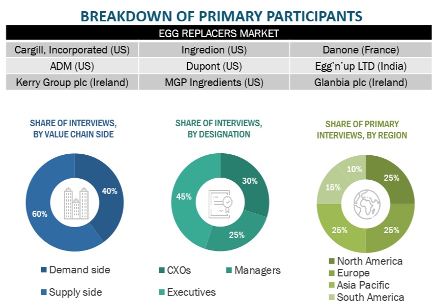 Egg Replacers Market Primary Research