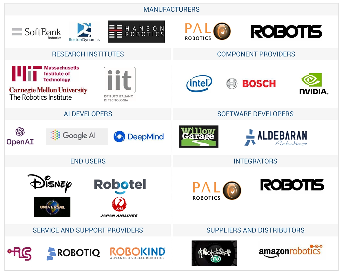 Top Companies in Humanoid Robot Market