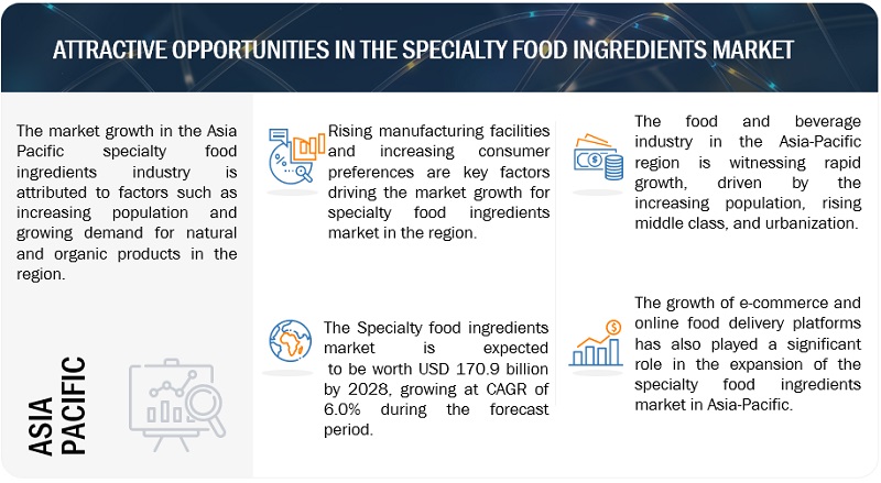 Specialty Food Ingredients Market Opportunities