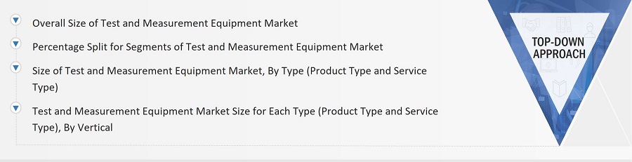 Test and Measurement Equipment Market
 Size, and Top-Down Approach