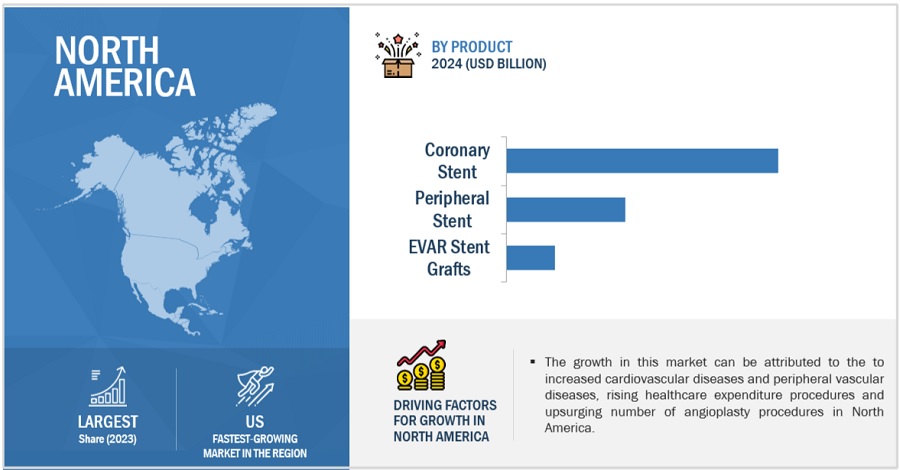 Vascular Stents Market by Region